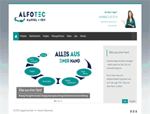 Tablet Screenshot of ahf-gmbh.com